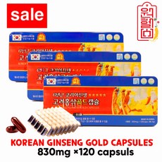 동보내츄럴 6년근 홍삼골드캡슐 120캡슐 *3캔 [360캡슐] 홍삼캡슐 6년홍삼캡슐 4시이전 결제시 당일발송, 3개, 120정