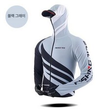 낚시긴팔티 자외선차단 낚시후드티 신축성 통기성, S 55kg 이하