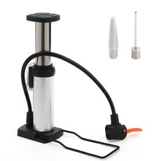 마이하루 공기주입기 자전거 발펌프 실버