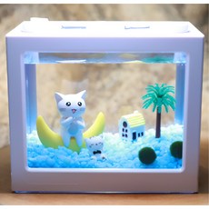 국산 마리모 1+1 2개행사 풀세트 하얀고양이파랑자갈 (2세트아님 마리모가2개)