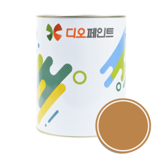 디오페인트 멀티퍼퍼스 벽지 가구용 페인트, 1개, 1L, 비비드50(캐러멜)