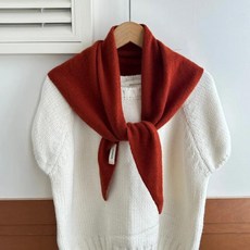 울 겨울 스카프 삼각형 니트 히잡 솔리드 숄 랩 파시미나 반다나 신상품, 1. DB031-13