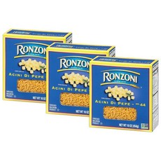 Ronzoni 아치니 디 페페 마카로니 비 GMO 3개 팩 473mL, 1개, 1g