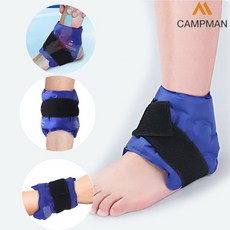 캠프맨 발목 찜질팩 손목 무릎 스포츠 근육완화 냉찜질 온찜질, 1개