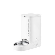 PETKIT 佩奇 智能寵物餵食器 SOLO 大容量 APP控制 防潮防蟲, 月光白, 1個