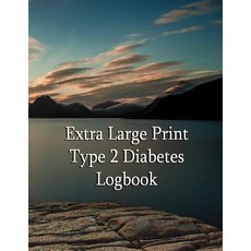 (영문도서)Extra Large Print Type 2 Diabetes Logbook: Keep control of your diabetes Paperback, Independently Published, English, 9781073416905