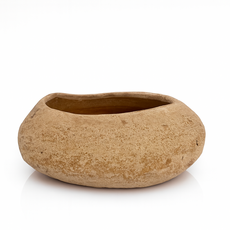 빈티지 스톤 토분 분갈이화분, 1개, 베이지색