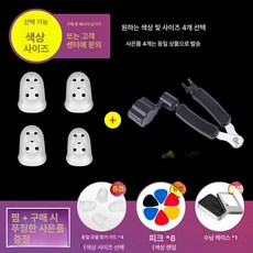 기타 손가락 보호 실리콘 커버 우쿨렐레 악기용, 1개, 기본 3-in-1 줄 교체기, 기본 모델명/품번