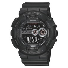 카시오 Casio 남자 남성 지샥 다목적 디지탈 스포츠 시계 블랙 XL (GD100-1BCR)