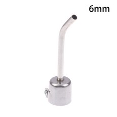 1PCS 스테인리스 유니버설 345678MM BGA 850 시리즈 유니버설 핫 에어 노즐 연장 엘보우 디솔더링 스테이션 노즐 포함, [04] 6MM