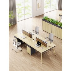 職員辦公桌簡約現代4/6人位屏風卡座辦公室桌椅組合，打造舒適高效辦公空間, 1.2米兩人位延伸位