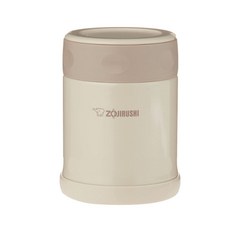 조지루시 죽통 SW-EAE35 350ml 보온보냉 아기 이유식 도시락 국통, 크림, 1개