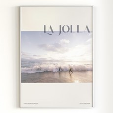 [아트밀] 쉼이 있는 여행사진 액자 90종 - 10 라호이아, 1 (소형) A4액자_블랙, 블랙