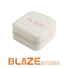 BLAZE 飾品收納盒 旅行便攜, 珠光白, 1個
