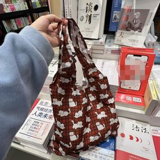 2024新款ins韓風小衆設計帆布包背心包通勤單肩大容量托特包包女