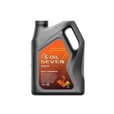 S-OIL 세븐 CVTF 4L 1개 100% 합성 CVT 미션오일 (현대/기아 SP CVT-1 르노 NS3 토요타 WS 혼다 HCF2 GM DEX-CVT)