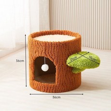 立式貓抓闆貓窩貓跳台 一體多層貓窩 貓爬架 貓咪跳台 貓抓闆 貓咪別墅, 1個