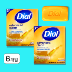 다이알 골드 비누 얼굴 세수 목욕 때 클렌징 거품 바디 워시, 113g, 6개입