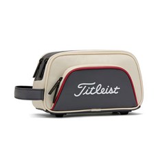 [아쿠쉬네트코리아 정품] 타이틀리스트 2025 엘리트 라이트 파우치 TA24ELSPK, 1개, 그라파이트+크림