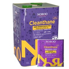 크린탄 3000(K) / 옥상방수용 2액형 탄성우레탄 상도유광 녹색 회색, 1개, 4kg