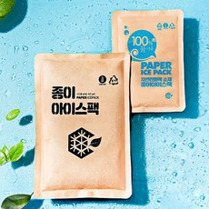 CQ 친환경 종이 아이스팩 - 초미니(8x11) 50개 묶음 판매 보냉용품 냉동식품보관 얼음팩 여행 캠핑 피크닉 신선식품 냉동보관 휴대용아이스팩