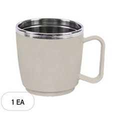 릴팡 컬리 식기세척기용 스텐컵, 오트, 1개, 210ml