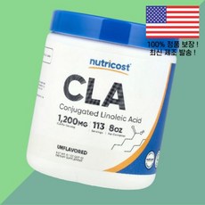 뉴트리코스트 CLA 무향 8.1온스 227g Nutricost Unflavored 8.1oz, 1개