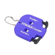 골프 핸디 카운트 샷 스포츠 클리커 득점 키체인스 골프 스코어 표시기 2명의 선수 스트로크 카운터 핸드헬드 득점자, 파랑색