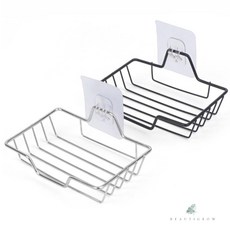 세모하나 스테인레스 다용도 부착식 받침대 씽크대수납, 실버