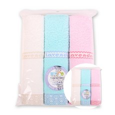 수건 3P 머리수건 세안수건