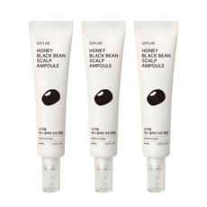 소이랩 허니블랙빈 두피앰플 탈모앰플 바르는 헤어토닉 두피영양제, 40ml, 3개