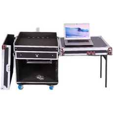 음향 랙케이스 무대 오디오 앰프용 방송 이동식 캐비넷 장비, 1개