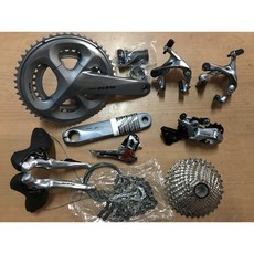 Shimano 105 R7000 銀色 2x11速 公路車套件 (大盤 煞變把 前/後變速器 C夾), 1個, 172.5 FC-R7000 50/34