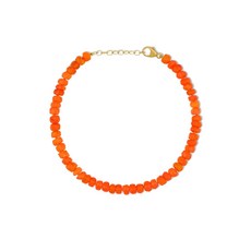 지아지아 솔레일 14K 옐로 골드 오팔 브레이슬릿