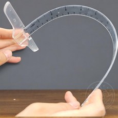 다용도각도기 정밀측정T자 투명 플라스틱 T자 30cm