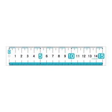 青青文具 CR-147 15cm大字尺-簡單生活系列, A 水藍, 1個