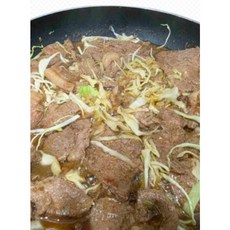 궁 칼집을내어부드러운식감 돈육양념칼집구이 600g 미국산돼지고기 좋은품질, 1개