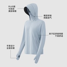 加大帽檐防曬衣女 夏季防紫外線 UPF50 冰絲涼感 透氣指尖防曬服外套