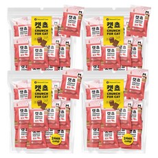 네츄럴코어 고양이간식 캣쵸 대용량, 참치, 240g, 4개