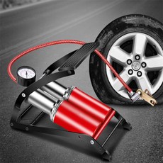 완자스토어 공기발펌프 공기2통 튜브발펌프