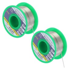 납땜용 실납 와이어 친환경 무연납 Sn99.3 Cu0.7, 2개, 50g 0.8mm