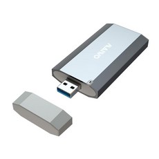 MAIWO USB 3.0 mSATA SSD 인클로저 5Gbps 외장 어댑터 (케이블 필요 없음) UASP 및 트림 지원 최대 2TB 용량 3050 SSD용 휴대용 알루미, USB 3.0 mSATA Enclosure