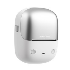精臣 NIIMBOT B2Pro 標籤機, 1個, B2Pro 冰白銀 (無貼紙) 高清版, 1個裝