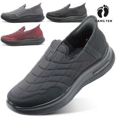 손대지 않고 신는 겨울 패딩 슬립온 안감기모 생활방수 워킹화 남자 여자 단화 3706