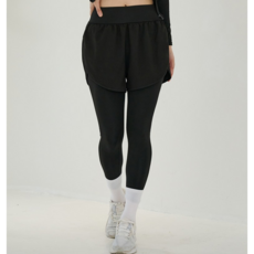 헤인느 하이웨스트 반바지 일체형 레깅스 여성 요가 필라테스 운동복