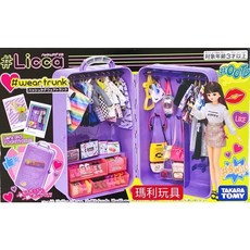Licca 莉卡娃娃 配件 時尚衣物間提盒組 LA16741, 1個