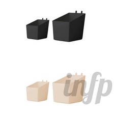 인프마켓 페그 보드 트레이 90mm 타공판인테리어 타공판선반 타공판악세사리, 빠른배송