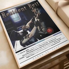 비디오 게임 포스터 접착 아트 방수 종이 스티커 커피 하우스 룸 벽장식, 4. z1