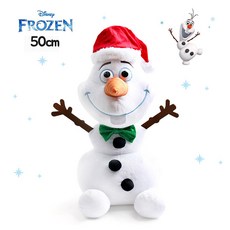 디즈니 겨울왕국 엘사 안나 산타 올라프 대형 눈사람 인형 캐릭터인형, 산타울라프50cm, 1개