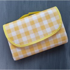 유토리빙 초경랑 방수피크닉매트, 옐로우